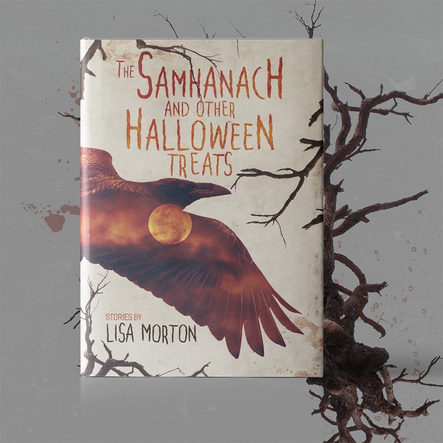 Cover Book per "Samhanach and other halloween treats" romanzo di Lisa Morton - progetto copertina libro di CirceCorp Design