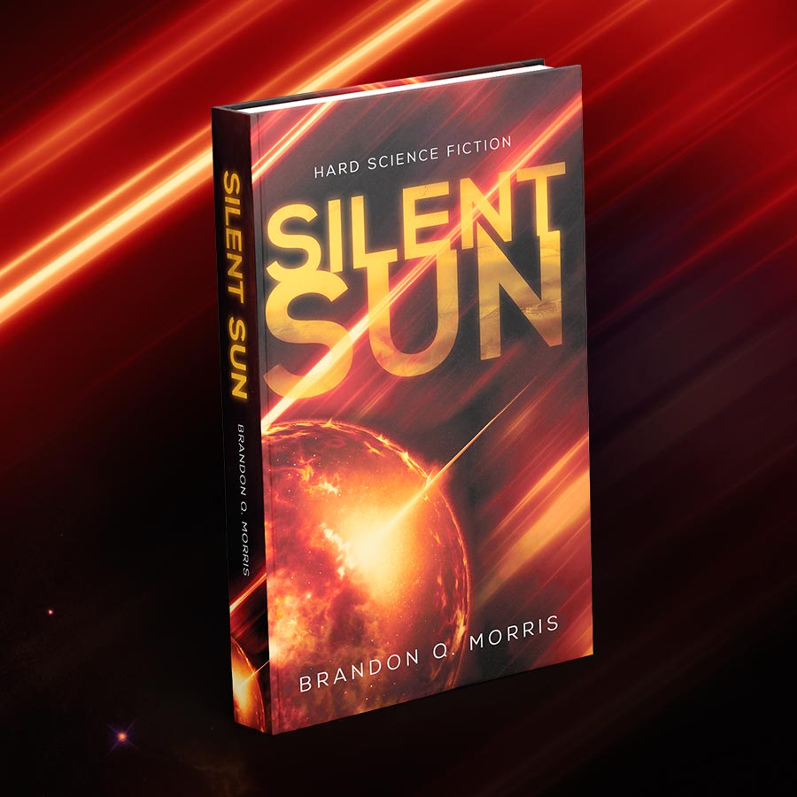 Cover Book per "Silent Sun" di Brandon Q. Morris - progetto copertina libro di CirceCorp Design